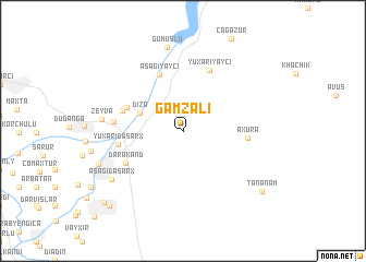 map of Gamzali