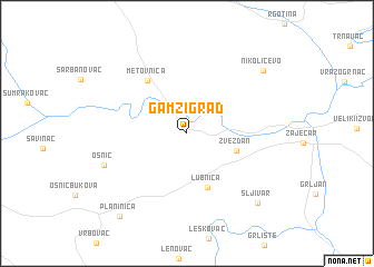 map of Gamzigrad