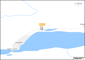 map of Gam