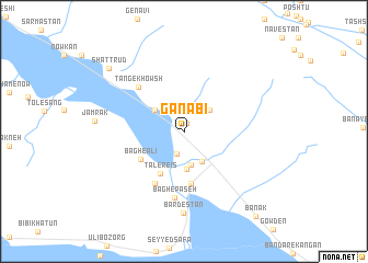 map of Ganabī