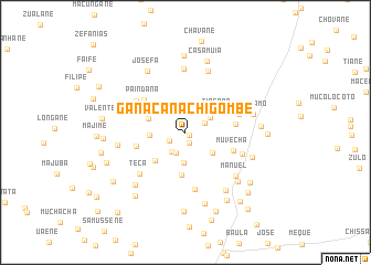 map of Ganacana Chigombe