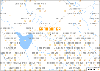 map of Ganadānga