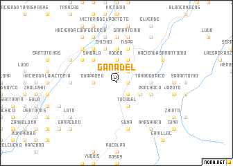 map of Ganadel