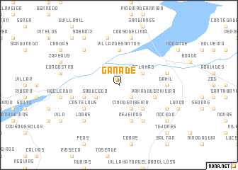 map of Ganade