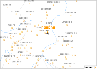 map of Ganado