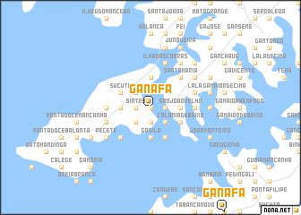 map of Gã Nafá