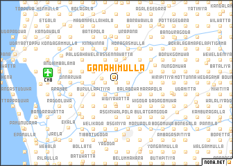 map of Ganahimulla