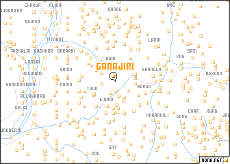 map of Ganājīri