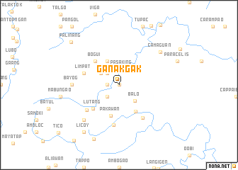 map of Ganakgak