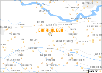map of Ganakhleba