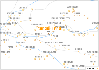 map of Ganakhleba