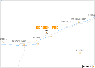 map of Ganakhleba