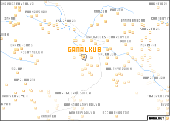 map of Ganalkūb