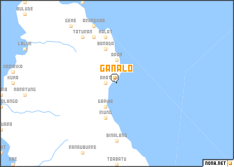 map of Ganalo