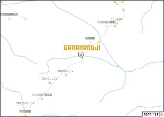 map of Ganamandji