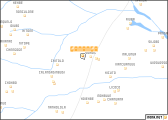 map of Gananga