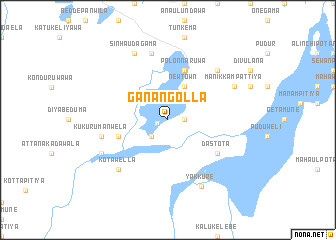 map of Ganangolla