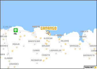 map of Gañango