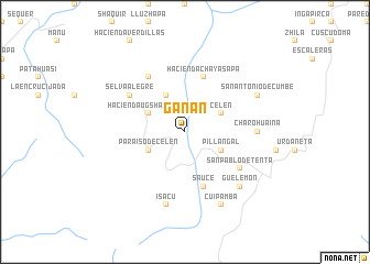 map of Ganán