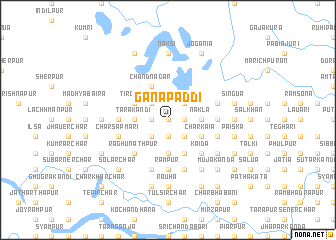 map of Ganapaddi