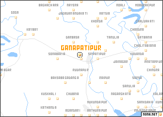 map of Ganapatipur