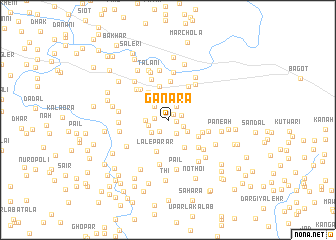 map of Ganāra