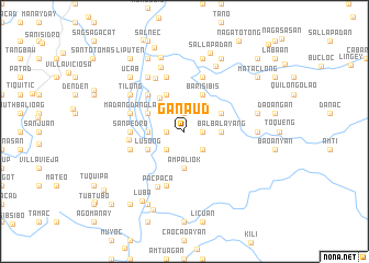 map of Ganaud