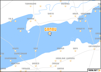 map of Ganau