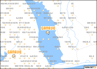 map of Ganavé