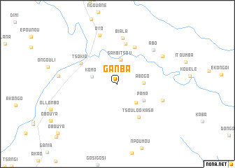 map of Ganba