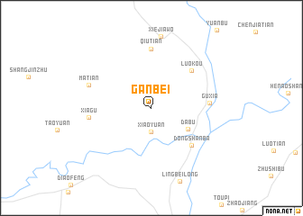 map of Ganbei