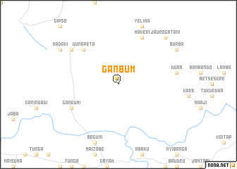 map of Ganbum