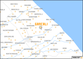 map of Gǝncǝli