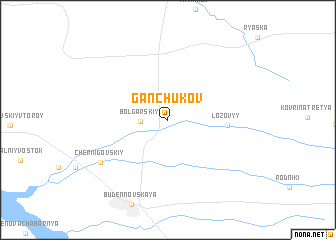 map of Ganchukov
