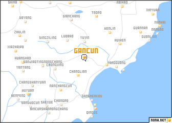 map of Gancun