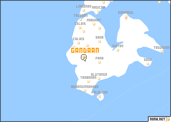 map of Gandaan