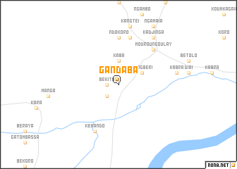 map of Gandaba