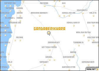 map of Ganda Béri Kwara