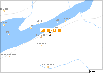 map of Gānda Chāh