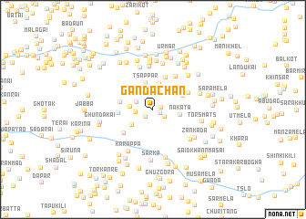 map of Ganda Chan