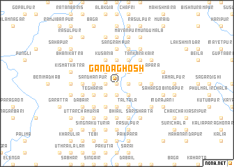 map of Gandaghosh