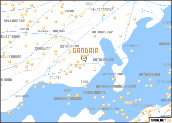 map of Gandair