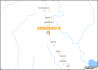 map of Gandakasya