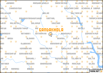 map of Gandakhola