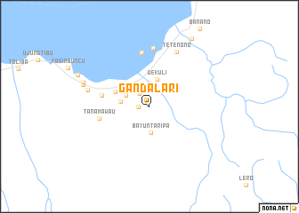 map of Gandalari
