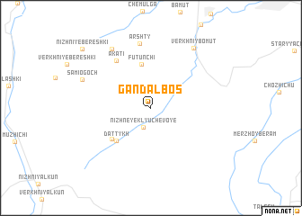 map of Gandalbos