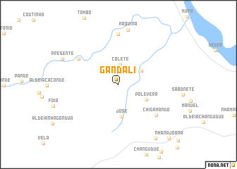 map of Gandáli