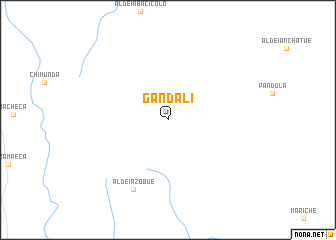 map of Gandali