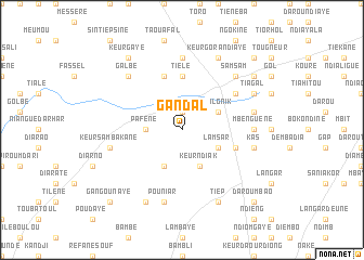 map of Gandal
