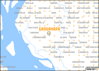 map of Gandāmāra